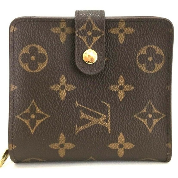 Louis Vuitton Handbags - 100% Auth Louis Vuitton Compact Zip Bifold Wallet